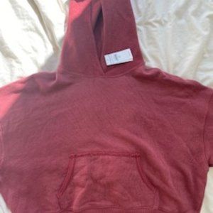 New American Eagle Burgundy Hoodie | Size S